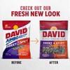 DAVID Roasted and Salted Sweet and Spicy Jumbo Sunflower Seeds,