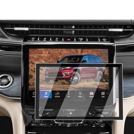 ECOZEN Screen Protector Compatible with 2022-2024 Jeep Grand Cherokee,10.1-Inch Navigation Tempered Glass Screen Protector Grand Cherokee(Limited/Overland/Summit/Summit Reserve) Accessories 9H Hardness Tempered Glass- Anti Fingerprints