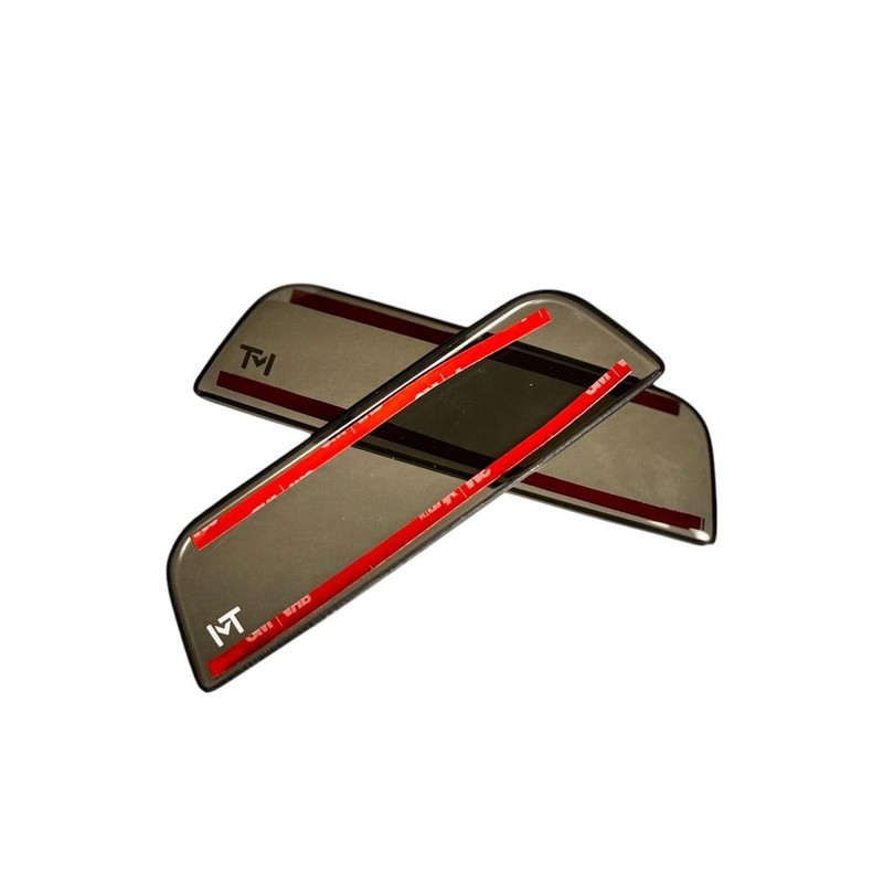 Smoked Acrylic Grille Side Marker Light Covers for Bronco 2021,2022,2023,2024,2025