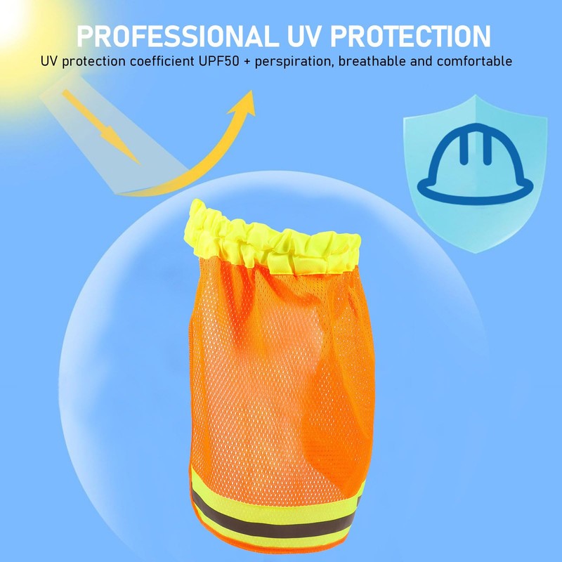 Baluue Reflective Hard Hat Neck Shade Sun Visor Cover for