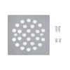 Poyde 4-1/4 Inch Screw-in Square Floor Drain Cover Replacement Shower