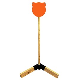 Highwild Target Stand AR500 Steel Target System - 8" x 3/8" Gong with 2x4 Stand Mount Kit