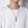 Cross Pendant Necklace For Mens Women Jewelry Religious Pendant Chain