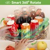 Voova Lazy Susan Turntable Organizer for Refrigerator, 360° Rotating Fridge