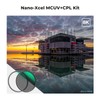 K&F Concept 55MM UV Filter & CPL Polarising Filter Kit,