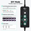 AQQA LED Aquarium Light, 24/7 Mode IP68 Waterproof Extendable Bracket