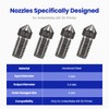 3D Printer Nozzles 0.4mm M5 Nozzle, Park Sung Nozzles with
