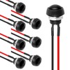 8pcs 12mm Momentary Push Button Switch,1/2” Waterproof Momentary Switches, Mounting
