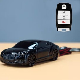 Rilnaewn ABS Car Model Key Protective Cover Fits for Kia Forte Koup NIRO Optima Rio Sorento Soul Sportage Smart Key Fob Shell (M)