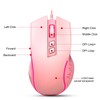 Gaming Mouse USB2.0 4 Adjustable DPI RGB Backlit Ergonomic Design