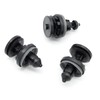 VVO Fasteners- Black Plastic Front Door Card Clips for Ford