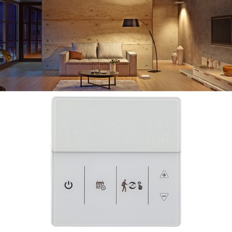 WIFI Thermostat Digital Display Smart Touch Screen Phone APP Voice