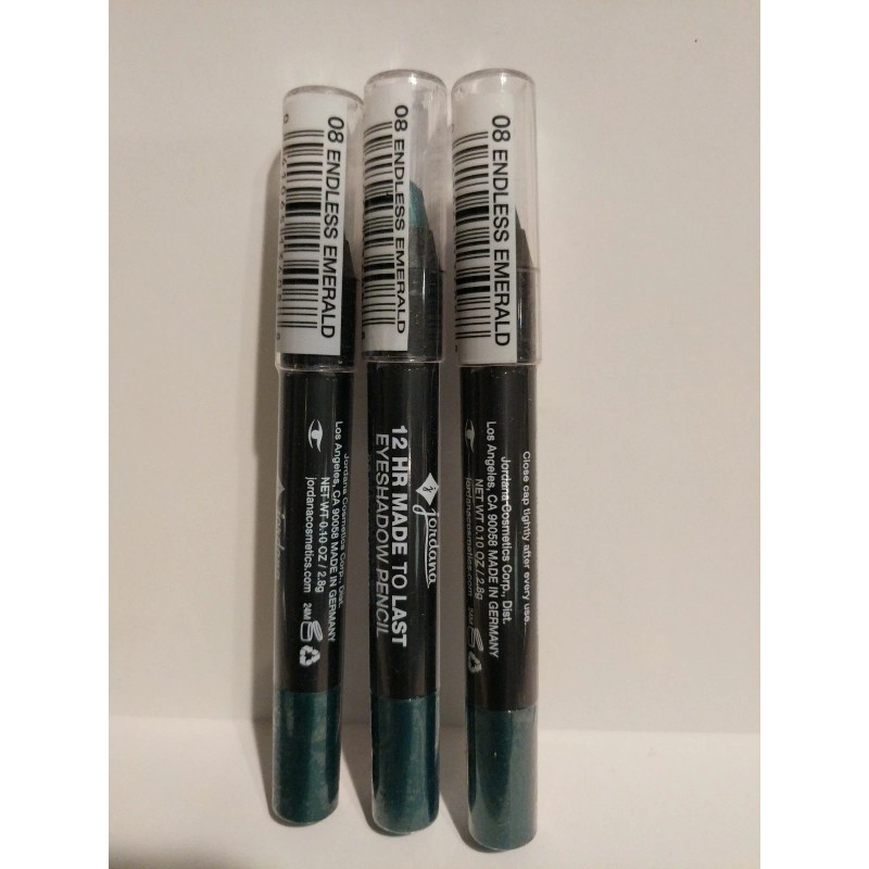 Jordana 12 Hr Eye Shadow Pencil 08 endless emerald, new