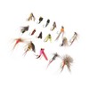 64 Pcs Fly Fishing Flies Stainless Steel Colorful Fishing Lure