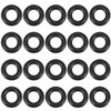 sourcing map Pack of 20 Nitrile Rubber O-Rings 17 mm