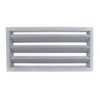 Miller Shingle Clear Cedar Foundation Vent with Louvers, Primed -