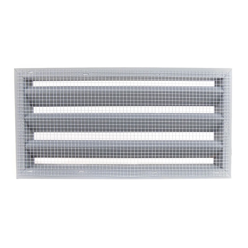 Miller Shingle Clear Cedar Foundation Vent with Louvers, Primed -