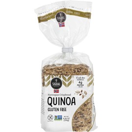 Sigdal Bakeri Gluten Free Quinoa | Norwegian Wholegrain Crispbread | All Natural and Non-GMO, 8.29 oz (235g) (Pack of 2)