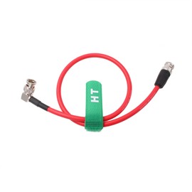 HangTon Cable de video BNC 12G 3G SDI Raw 4K 60p para monitor de atomos SmallHD Sony Alexa DSMC2 cámara Blackmagic 75 ohm coaxial blindado 30 cm