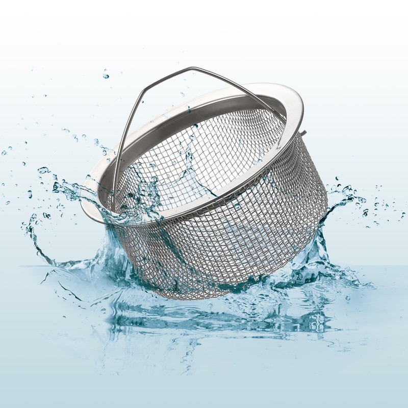 uxcell Kitchen Sink Drain, Stainless Steel Kitchen Sink Strainer with