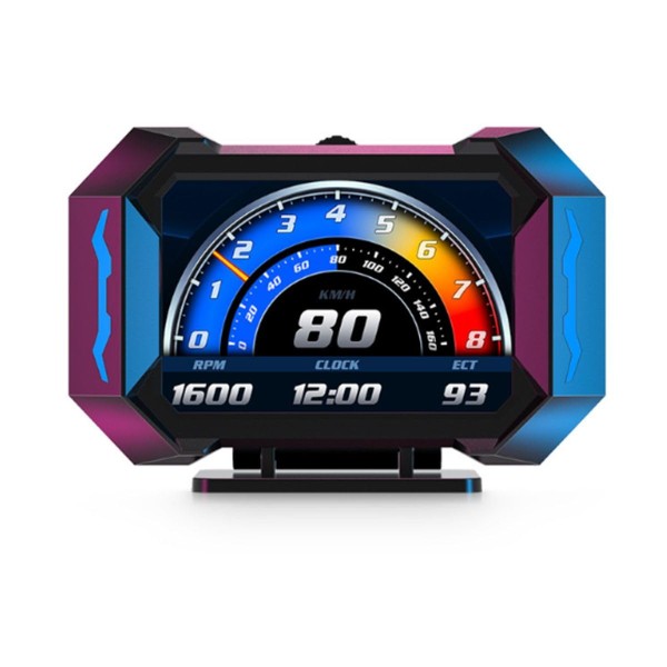 OBEST HUD ヘッドアップ ディスプレイ obd2 gps モード タコメーター obd2 スピードメーター