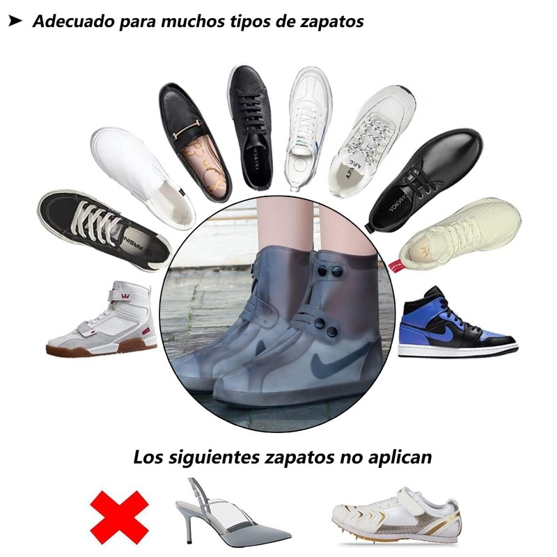 GKMJ Cubierta del Zapato Impermeable,Cubrezapatos Impermeable,Cubre Zapatos Impermeable Reutilizables,Cubierta Impermeable