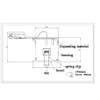 Knightsbridge Tilt GU10 IC Fire Rated Downlight-Gimble White, Pressed Steel,