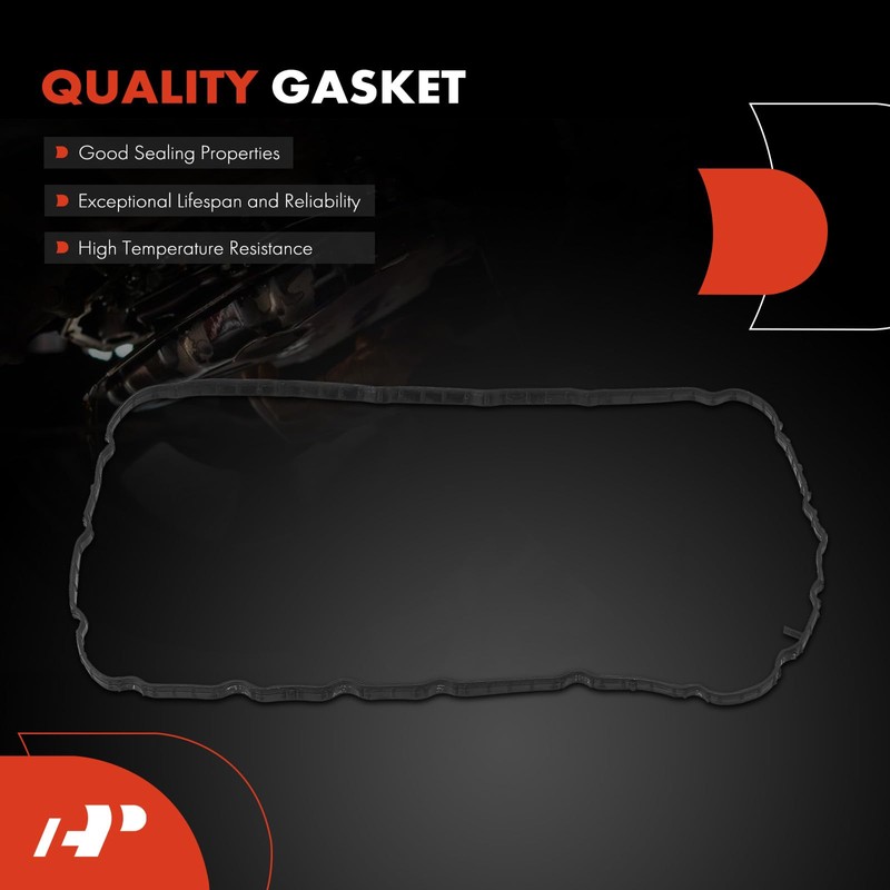 A-Premium Transmission Oil Pan with Drain Plug and Gasket Compatible