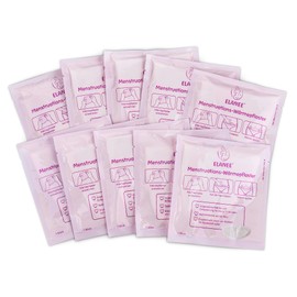 ELANEE Menstruations-Wärmepflaster, 12 Stunden wohltuende Wärme und Entspannung während der Periode, erwärmt sich durch Kontakt mit Sauerstoff, hautfreundlich, 10 Stück (734-V1)