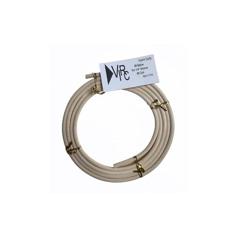 VIRC Reed #9 Spline for 1/4" Groove - 6ft Coil