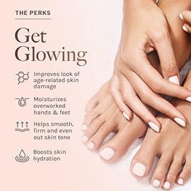 Reserveage Nutrition Reserveage Beauty, Crema Hidratante Para Manos Y Pies Con Pro-Colágeno Potenciador Y Péptidos De Cobre Microencapsulados, Hidrata