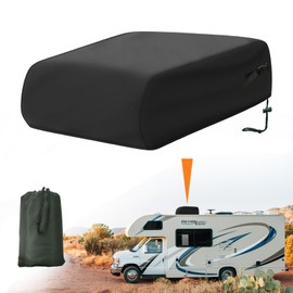 MIYIMORE RV Air Conditioner Cover, Heavy Duty 600D Waterproof Dustproof Oxford Cloth Cover for Camper Travel Trailer Roof A/C, Suitable for Dometic Brisk II, Winter Outside RV A/C Protective Cover