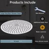 Rain Shower Head, Katezon High Flow Rainfall Showerhead Stainless Steel,