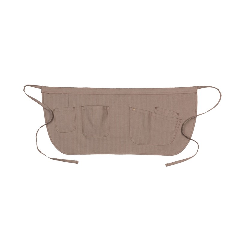 Chef Works Unisex Seattle Half Bistro Apron, Taupe, One Size