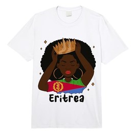 Melanin Eritrea Afro Hair Eritrean Roots Eritrea Afro Comfort Colors Adult Heavyweight T-Shirt