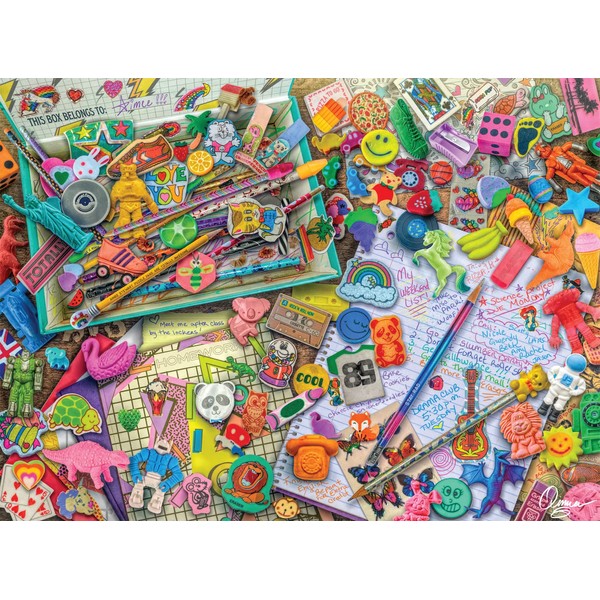 Buffalo Games - Aimee Stewart - My Awesome Collection 1989-1000 Piece Jigsaw Puzzle