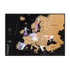 Atlas & Green World Travel Map + Bonus Europe Poster.