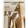 AMADA HOMEFURNISHING Coat Rack Wall Mount 2 Pack, Coat Hooks