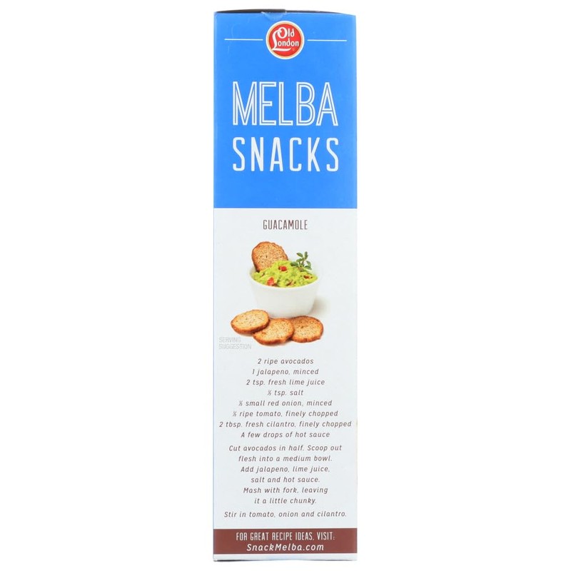 Old London Melba Snacks 5.25 ounce 1 Count (Whole Grain)