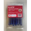 HLAFIX Fastener Blue Ruspert Coating Concrete Screw 1/4”x4”, Hex Washer