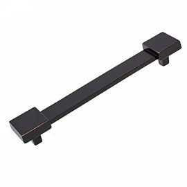 GlideRite Hardware 4359-ORB-10 5" CC Square-Edged Wide 6" Length Handle Pulls, Oil Rubbed Bronze (Pack of 10)