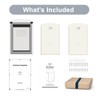 Cat Door for Wall, Energy Efficient Pet Door with Steel