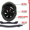 CORE Protection Street Helmet Skate/BMX/Bike/MTB/Scooter - Black/White, L/XL