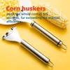 2 Packs Stainless Steel Corn Peeler & Cob Stripper Tool