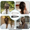 12 Pcs Polka Dot Hair Clips Black White Water-Drop for