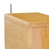 2 x Soap Dispenser, Refillable, Pump Dispenser, Bamboo & Plastic,