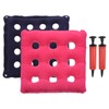 PATIKIL Inflatable Seat Cushion 2 Sets Portable Chair Cushion Backrest