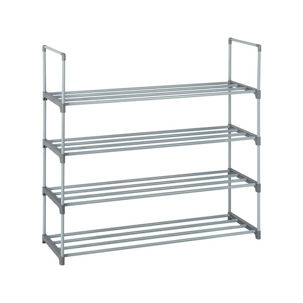 ZJMTOCYU 2 Set 4-Tier Shoe Rack for Stress-Free Organization, Compact