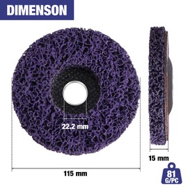 WORKPRO 6-Pack Strip Discs Set, 115mm Rust Stripping Wheels, Paint Removal Discs For Angle Grinder, Abrasive Grinding and Rust Cleaning Wheels