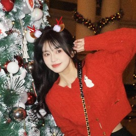 Christmas Reindeer Deer Antlers Headband Holiday Christmas Antler Headband Holiday Christmas Hair Accessories for Girls Women Xmas Deer Ears Headband Hair Hoop for Girls Kids Deer Costume for Women